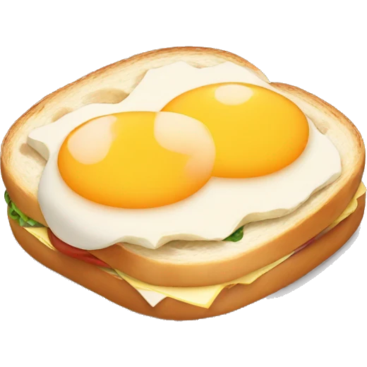 Bagel egg and cheese sandwich  emoji