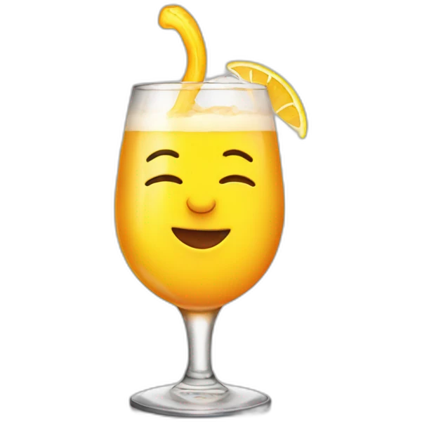 drinking sun emoji