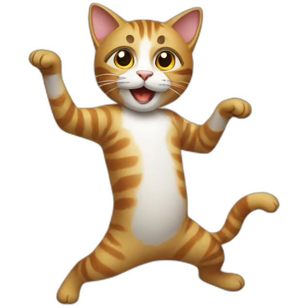 Dancing cat emoji
