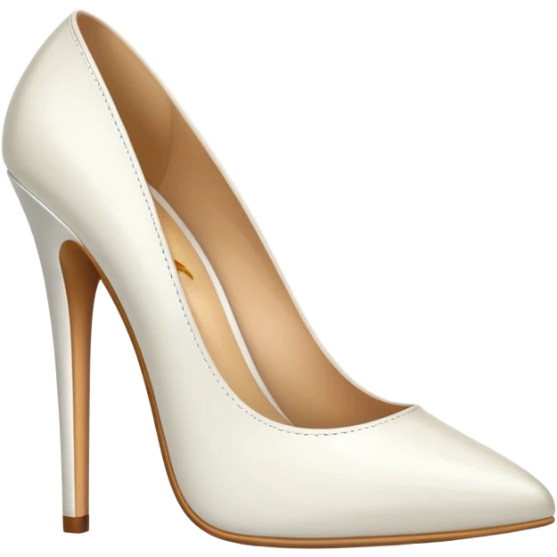 white-high-heels emoji