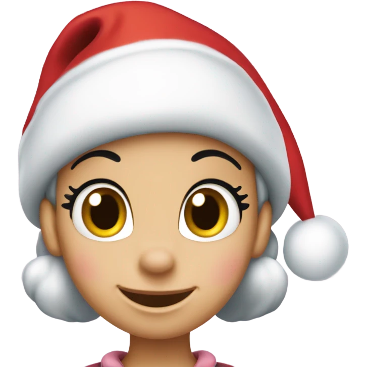 Christmas Minnie Mouse  emoji