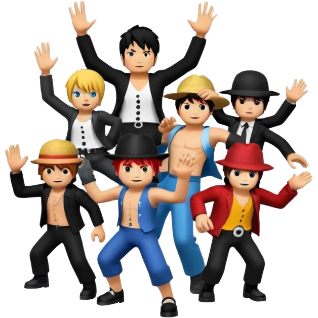 One piece vs rivals from roblox emoji