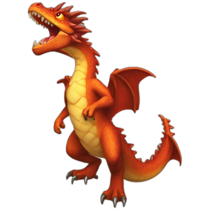 Dracaufeu ivre emoji