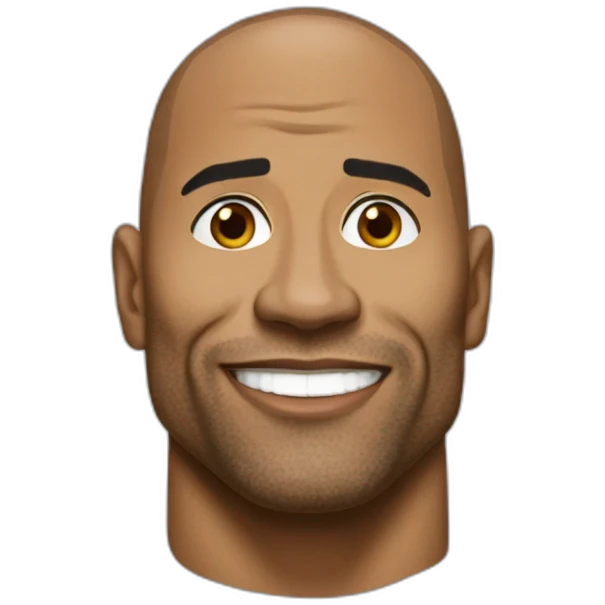 dawyne the rock johnson emoji