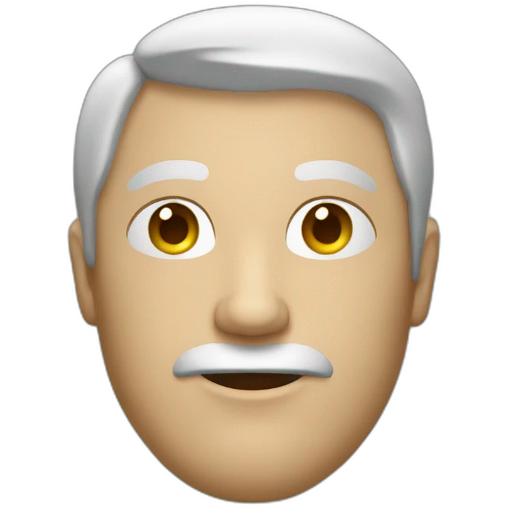 a man with douwn emoji