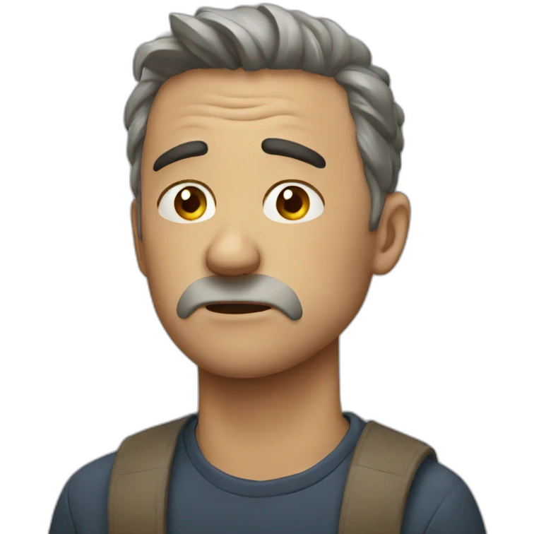 Man crying emoji