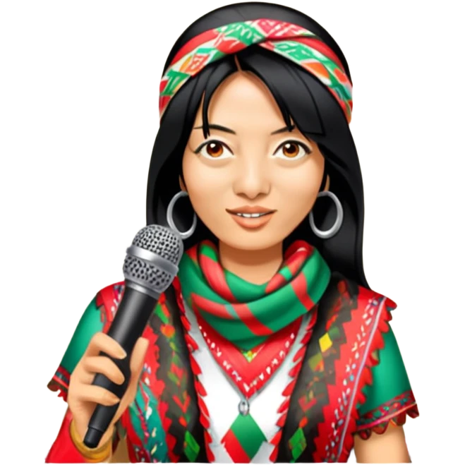 Colorful Singer emoji