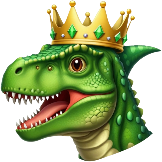 Tyrannosaurus rex Wearing￼ emoji