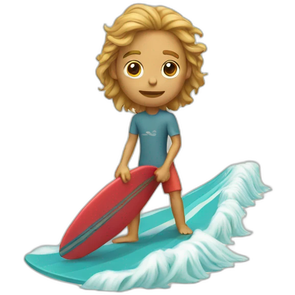 Surf dude emoji