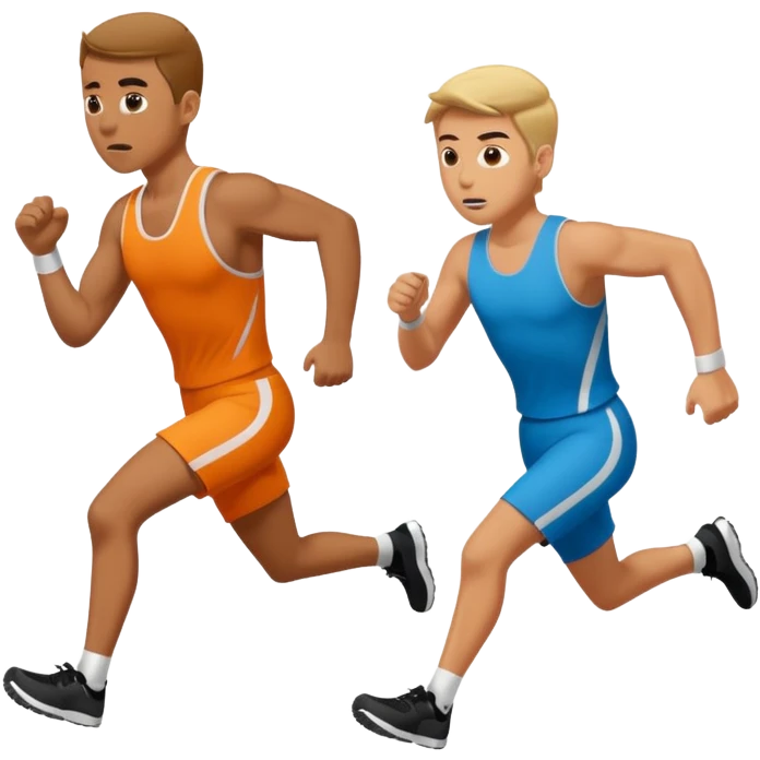 A person running because is robber emoji