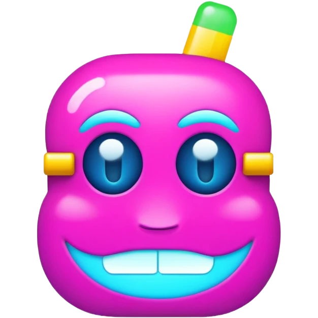Neon party Friday emoji