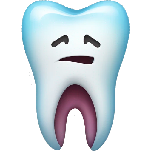 Tooth with cavity  emoji