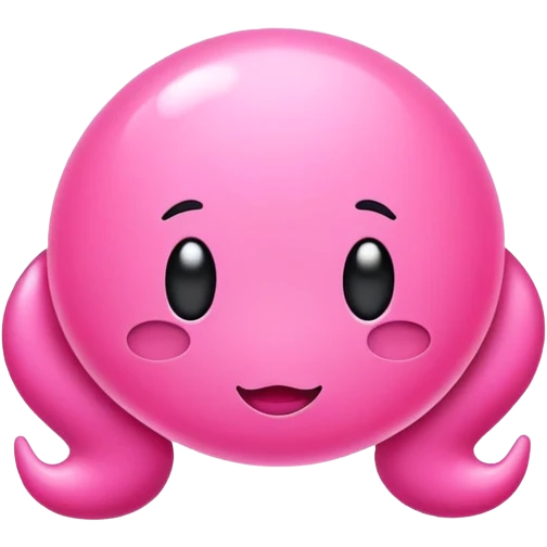 Pink emoji