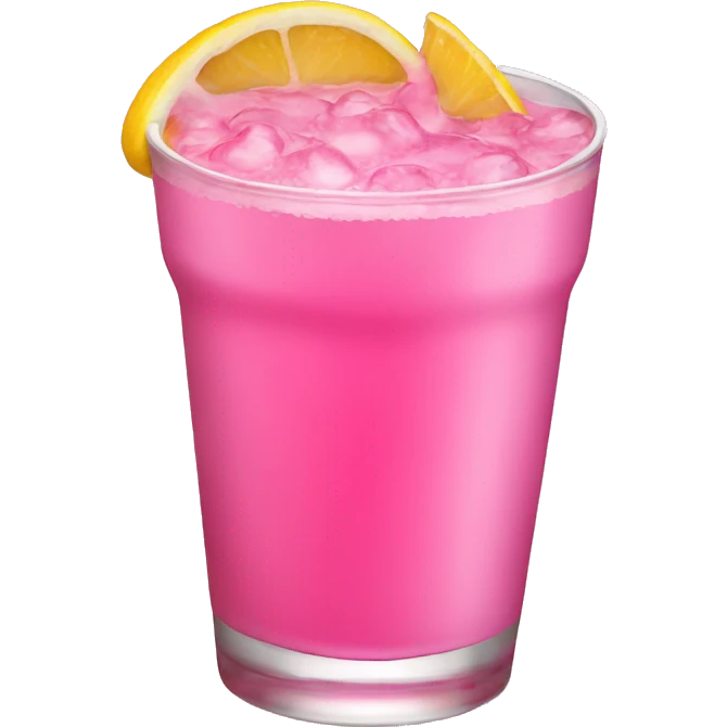 pink drink emoji