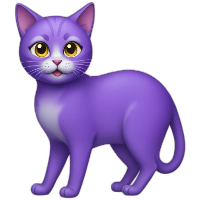 purple cat emoji
