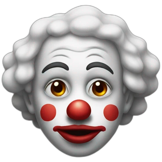 depressed-clown emoji