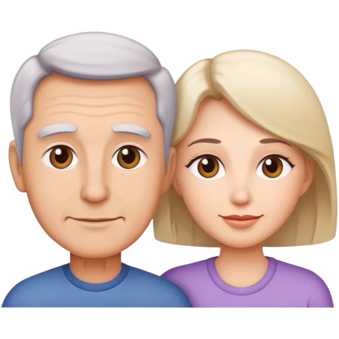 Mom and dad  emoji