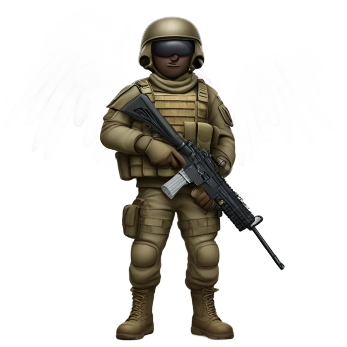 Eagle soldier emoji