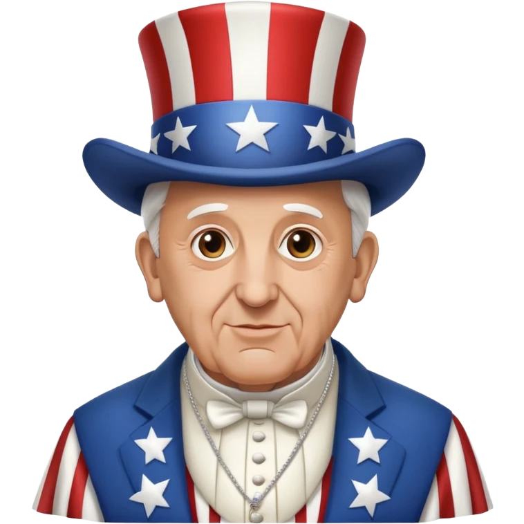 Pope as Uncle Sam emoji