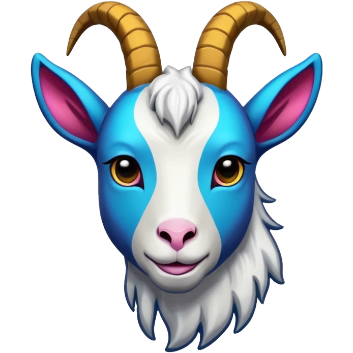 make a graffiti sticker that says GOAT emoji