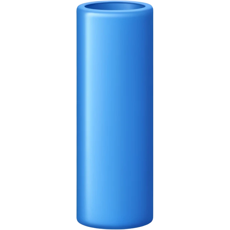 blue plastic tube emoji