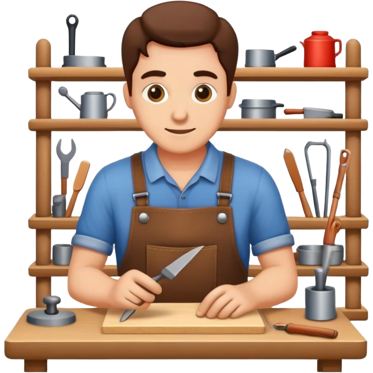 experienced furniture maker emoji