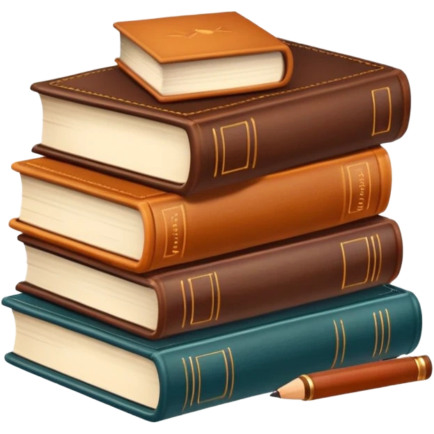 Cozy and books emoji