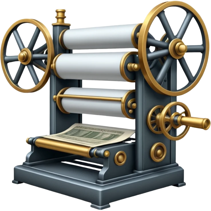 Steam-powered printing press emoji