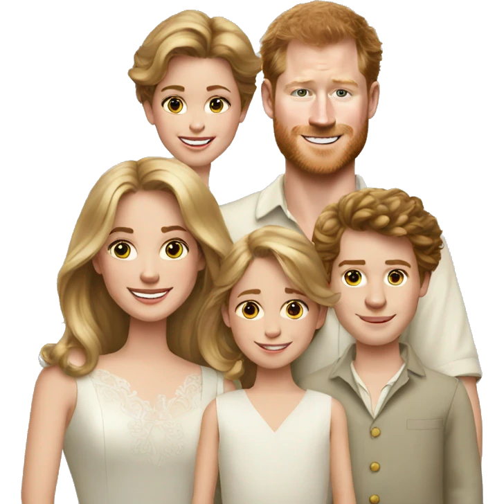 Prince Harry and his family emoji