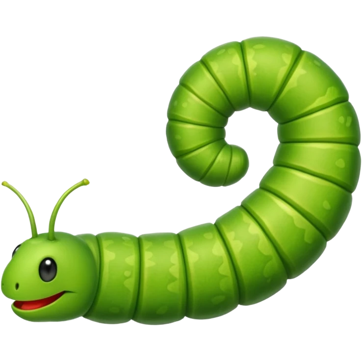 Inchworm emoji