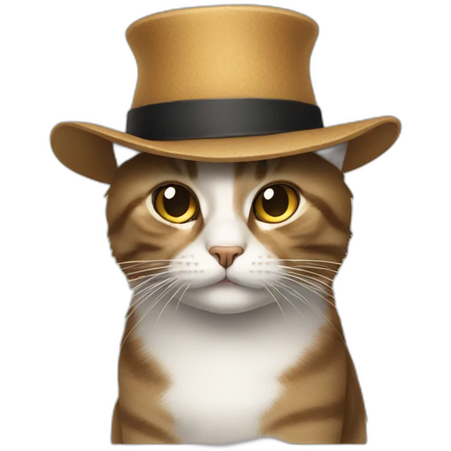 cat with hat emoji