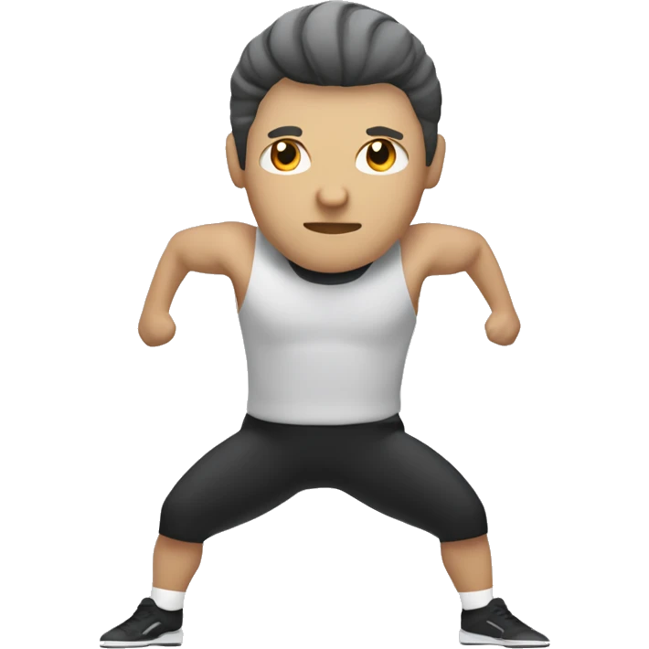 Persona haciendo gimnasia rítmica  emoji