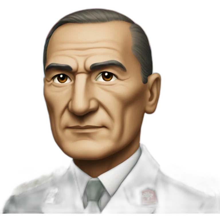 Atatürk with Azerbaijani flag emoji