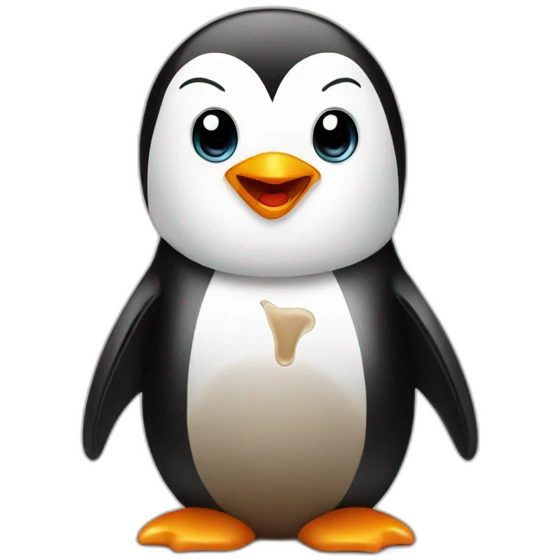 penguin coffee emoji