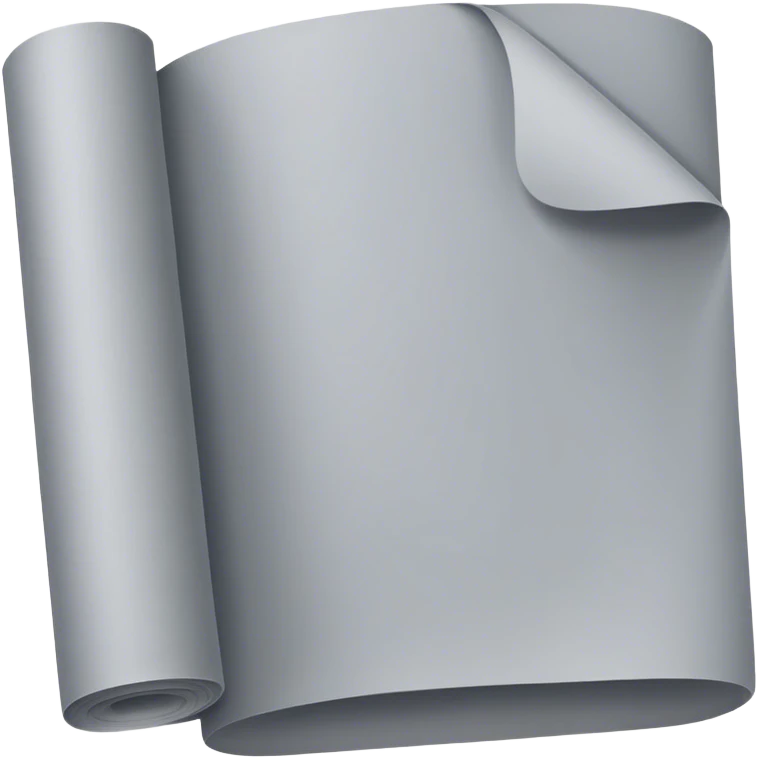 Rolled up gray paper  emoji