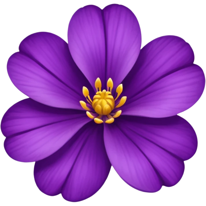 Violet flower emoji