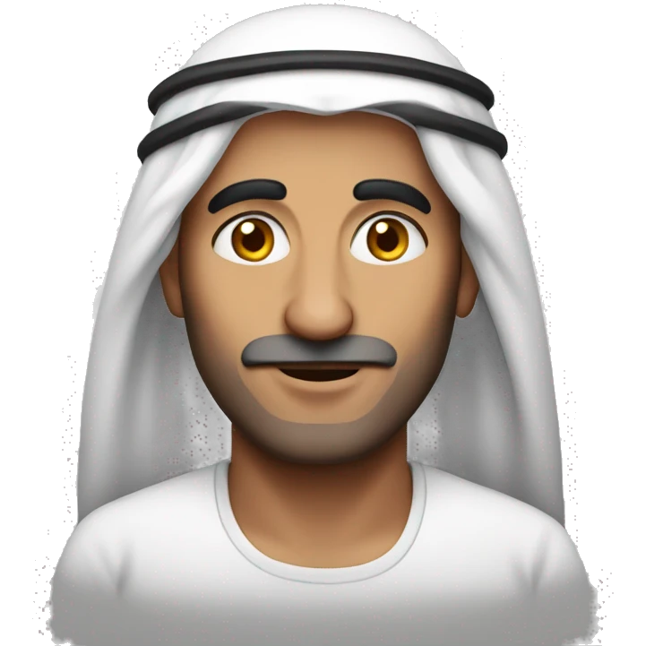 Arab middle-aged man emoji