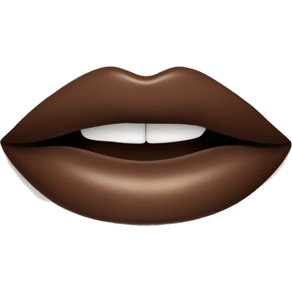 Labial en barra color marron emoji