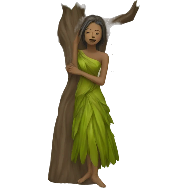 driade tree woman emoji