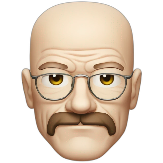 walter white UwU face korean heart hand emoji