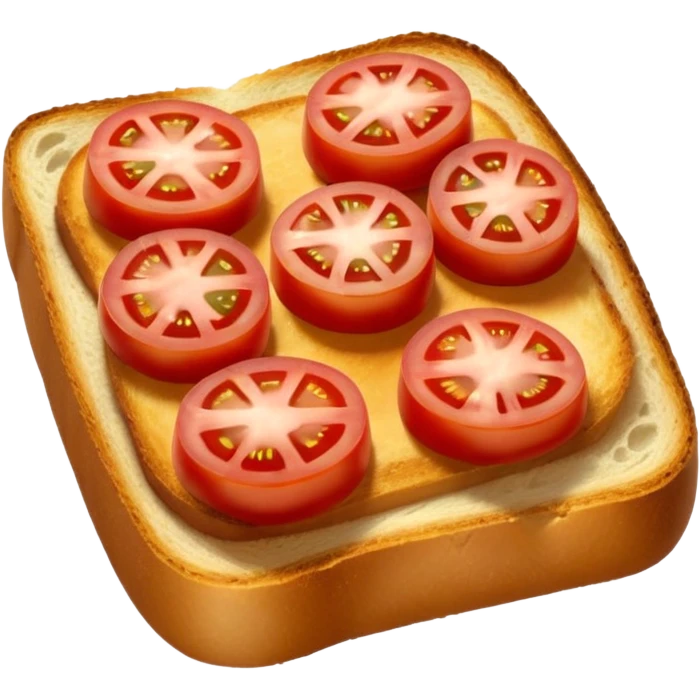 хлеб брускета emoji