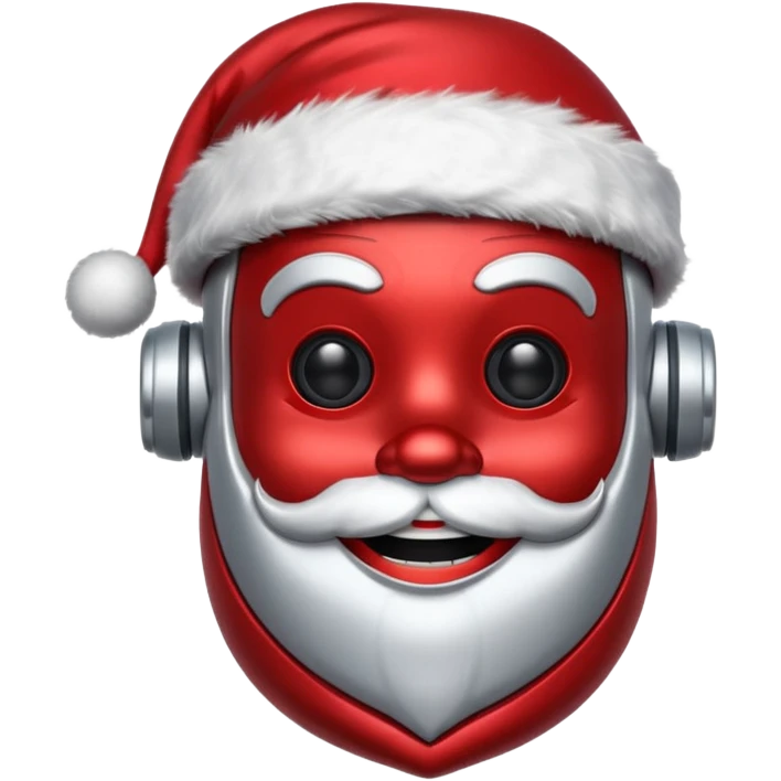 santa robot emoji