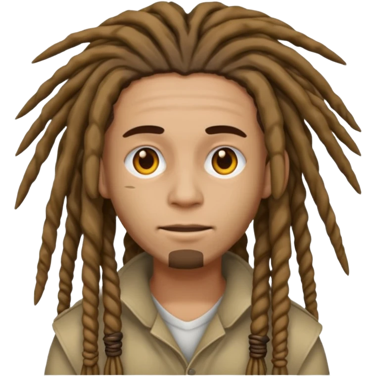 Nonchalant dread head  emoji