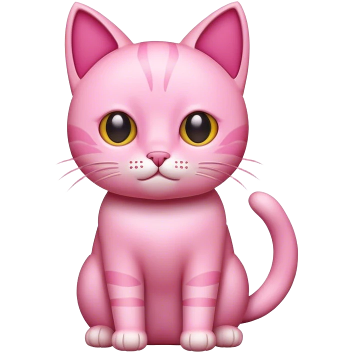 cat pink emoji