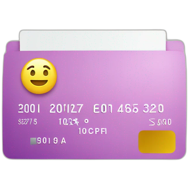 receipt/bill with credit card emoji