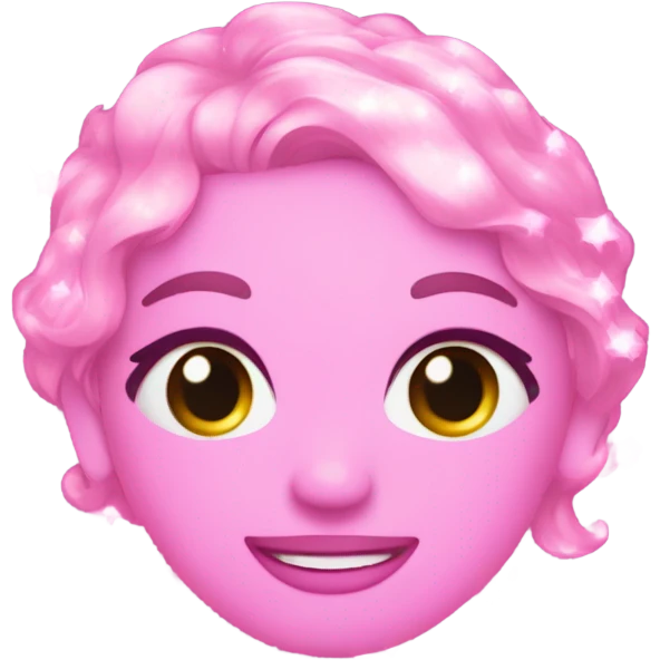 Pink sparkling now emoji