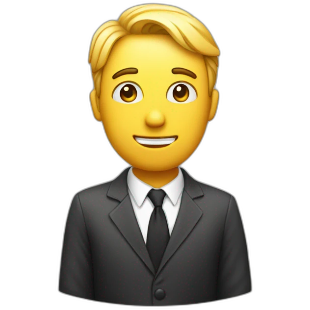 a guy with a question mark over his head emoji