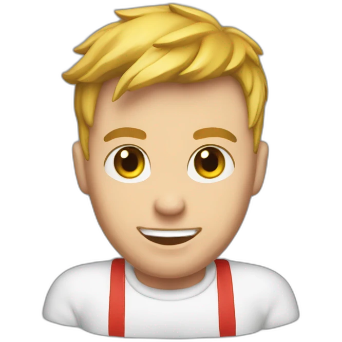 Squeezie sur une grille  emoji