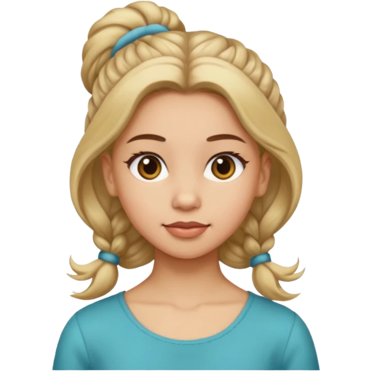 girl with hairup emoji
