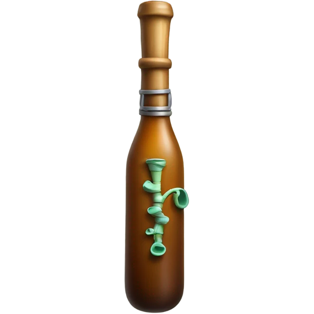 Bottle flute emoji